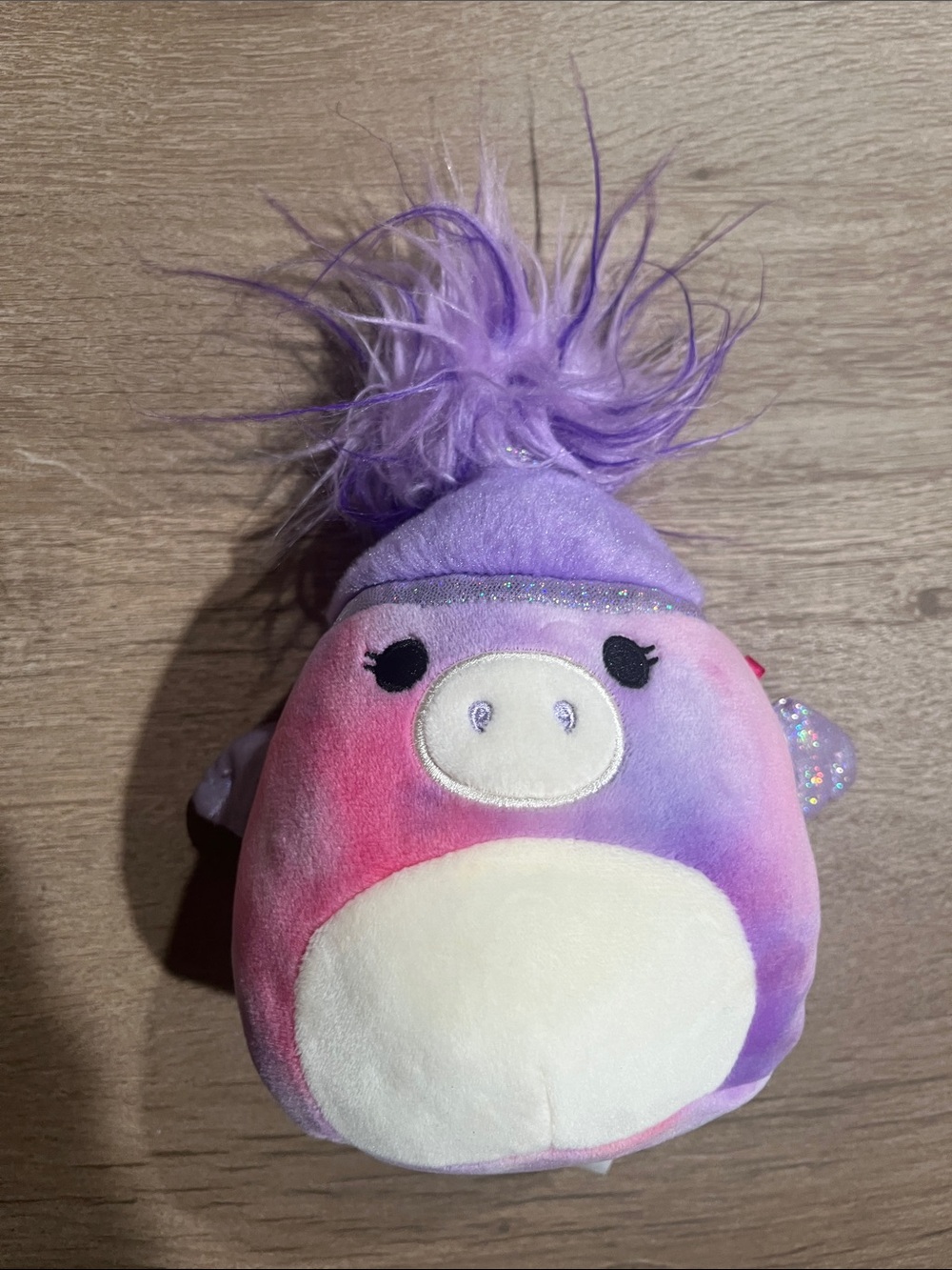 Squishmallows Purple and Pink Gradient Unicorn Plush